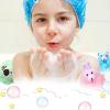 image16 Pcs Kids Bath Loofahs Bulk Animal Cartoon Bath Sponge Cute Pouf Mesh Body Loofah Colorful Exfoliating Scrubber Shower Ball for Kids Toddler Boys Girls Adults