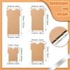 image32 Pieces Cardboard Shirt Form Inserts Shirt Display Cardboard for DIY Crafts Adult Kids TShirt Printing Painting Screen Printing 4 Sizes