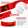 image600 Pack Over 21 Age Verified Wristbands for Events with Security Number Waterproof Neon Verified Wristband for Bar KTV Casino Bachelorette Party Concert Occasion Entrance White GoldRed