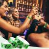 image600 Pack Over 21 Age Verified Wristbands for Events with Security Number Waterproof Neon Verified Wristband for Bar KTV Casino Bachelorette Party Concert Occasion Entrance White GoldGreen