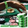 image600 Pack Over 21 Age Verified Wristbands for Events with Security Number Waterproof Neon Verified Wristband for Bar KTV Casino Bachelorette Party Concert Occasion Entrance White GoldGreen