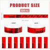image600 Pack Over 21 Age Verified Wristbands for Events with Security Number Waterproof Neon Verified Wristband for Bar KTV Casino Bachelorette Party Concert Occasion Entrance White GoldRed