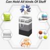 image8 Pcs 75 L Large Laundry Basket Organizer bulk Collapsible Tall Waterproof Laundry Hamper Bag with Easy Carry Handles Freestanding Clothes Hamper Storage Basket for Toys Clothes Room Gradient Grey