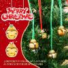 imageZubebe 120 Pieces Christmas Jingle Bell Necklaces Bulk Large Red and Green Bell Necklaces Holiday Christmas Necklace Decorations for Women Craft Gifts Party SuppliesRed and Green Lanyards