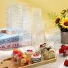 imageZubebe 150 Pcs 8 Oz Dessert Cups Clear Plastic Appetizer Cups Small Square Dessert Bowls Mini Serving Bowls for Tasting Party Baby Shower Wedding Birthday Party Favor3 Oz