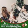 imageZubebe 16 Pieces Christmas Dog Rope Toys Christmas Dog Chewing Toys Classic Interactive Toys for Christmas Large Medium Dogs Chewing Teething Cleaning and Training
