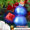 imageZubebe 2 Pcs 8quot Extra Large Size Christmas Hanging Ball Ornaments Oversized Huge Big Xmas Christmas Plastic Balls for Outside Lawn Yard Tree Hanging DecorationsGlitter BlackShiny Blue