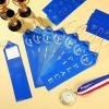 imageZubebe 200 Pcs 1st Place Award Ribbons First Place Ribbon Award Blue First Place Prizes with Event Card and String for Competition Contest Sports Event Adults Winner Supplies