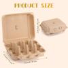 imageZubebe 200 Pieces Paper Pulp Egg Cartons 3 x 4 Style Sturdy MultiFunctional Degradable Cardboard Material Ideal for Family Farms Markets Storing Transporting Selling
