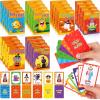 imageZubebe 24 Pack Halloween Kids Card Games Bulk 6 in 1 Classic Playing Card Game Set for Kids Includes Go Fish Old Maid Crazy Eights Memory Match Slap Jack Playing Cards for Halloween Party Favors