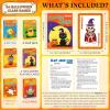 imageZubebe 24 Pack Halloween Kids Card Games Bulk 6 in 1 Classic Playing Card Game Set for Kids Includes Go Fish Old Maid Crazy Eights Memory Match Slap Jack Playing Cards for Halloween Party Favors