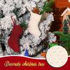imageZubebe 24 Pcs 7 Inch Knit Christmas Stockings Christmas Mini Stockings Rustic Stocking Decorations Knit Farmhouse Cable Knit Xmas Stocking Hanging Christmas Tree Ornament IvoryBurgundy Ivory