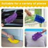 imageZubebe 3 Pcs Duster Refill Reusable Fleece Duster Refills Feather Flat Dusters Multi Surface Washable Cleaning Pads Tools for Home Blinds Car Pet Furniture Fans WhiteBlueYellowPurple  Blue  Yellow
