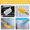 imageZubebe 3 Pcs Duster Refill Reusable Fleece Duster Refills Feather Flat Dusters Multi Surface Washable Cleaning Pads Tools for Home Blinds Car Pet Furniture Fans WhiteBlueYellowBlue  White  Yellow