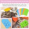 imageZubebe 3 Pcs Duster Refill Reusable Fleece Duster Refills Feather Flat Dusters Multi Surface Washable Cleaning Pads Tools for Home Blinds Car Pet Furniture Fans WhiteBlueYellowCandy Color