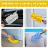 imageZubebe 3 Pcs Duster Refill Reusable Fleece Duster Refills Feather Flat Dusters Multi Surface Washable Cleaning Pads Tools for Home Blinds Car Pet Furniture Fans WhiteBlueYellowWhite blue yellow