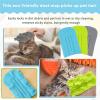 imageZubebe 3 Pcs Duster Refill Reusable Fleece Duster Refills Feather Flat Dusters Multi Surface Washable Cleaning Pads Tools for Home Blinds Car Pet Furniture Fans WhiteBlueYellowBlue  Green  Gray
