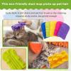 imageZubebe 3 Pcs Duster Refill Reusable Fleece Duster Refills Feather Flat Dusters Multi Surface Washable Cleaning Pads Tools for Home Blinds Car Pet Furniture Fans WhiteBlueYellowDark Color
