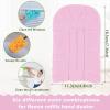 imageZubebe 3 Pcs Duster Refill Reusable Fleece Duster Refills Feather Flat Dusters Multi Surface Washable Cleaning Pads Tools for Home Blinds Car Pet Furniture Fans WhiteBlueYellowCandy Color