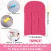 imageZubebe 3 Pcs Duster Refill Reusable Fleece Duster Refills Feather Flat Dusters Multi Surface Washable Cleaning Pads Tools for Home Blinds Car Pet Furniture Fans WhiteBlueYellowWatermelon Red blue yellow