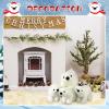 imageZubebe 4 Pcs Polar Bear Stuffed Animal Set Large White Animals Stuffed Soft Plush Toy Cuddly Gifts for Winter Birthday DecorationPolar Bear Style