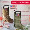 imageZubebe 4 Pcs Tactical Christmas Stockings Patriotic Tactical Stockings Military Hanging Christmas Decorations with America Flag Patch for Xmas Army Veteran Gift Stuffers Filled Ornaments Decors