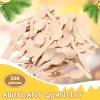 imageZubebe 500 Pack Wooden Spoons Disposable 63 Inch Wooden Plain Cutlery Spoons for Eating Soup Coffee Chocolate Ice Cream Cake Dessert Party Small Utensils