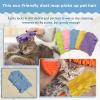imageZubebe 6 Pcs Duster Refill Reusable Fleece Duster Refills Feather Flat Dusters Multi Surface Washable Cleaning Pads Tools for Home Blinds Car Pet Furniture Fans OrangeRainbow Colors