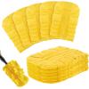 imageZubebe 6 Pcs Duster Refill Reusable Fleece Duster Refills Feather Flat Dusters Multi Surface Washable Cleaning Pads Tools for Home Blinds Car Pet Furniture Fans OrangeYellow