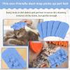 imageZubebe 6 Pcs Duster Refill Reusable Fleece Duster Refills Feather Flat Dusters Multi Surface Washable Cleaning Pads Tools for Home Blinds Car Pet Furniture Fans OrangeBlue