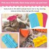 imageZubebe 6 Pcs Duster Refill Reusable Fleece Duster Refills Feather Flat Dusters Multi Surface Washable Cleaning Pads Tools for Home Blinds Car Pet Furniture Fans OrangeWatermelon Red blue yellow