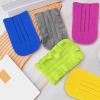imageZubebe 6 Pcs Duster Refill Reusable Fleece Duster Refills Feather Flat Dusters Multi Surface Washable Cleaning Pads Tools for Home Blinds Car Pet Furniture Fans OrangeStylish Color
