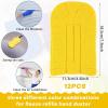 imageZubebe 6 Pcs Duster Refill Reusable Fleece Duster Refills Feather Flat Dusters Multi Surface Washable Cleaning Pads Tools for Home Blinds Car Pet Furniture Fans OrangePurple  Blue  Yellow