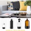 imageZubebe 6 Pcs Silicone Bottle Boot Protective Silicone Sleeve Bottom Washable Rubber Base Accessories Non Slip Cosmetic Spray Bottom Cover for 16 oz Spray Bottles 12 to 24 oz Water Bottles Black