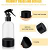 imageZubebe 6 Pcs Silicone Bottle Boot Protective Silicone Sleeve Bottom Washable Rubber Base Accessories Non Slip Cosmetic Spray Bottom Cover for 16 oz Spray Bottles 12 to 24 oz Water Bottles Black