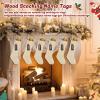 imageZubebe 6 Set Personalized Christmas Stockings 18quot Large Cable Knitted Stocking Xmas Hanging Stocking Decoration with Name TagRed White GreenWhite