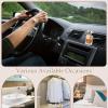 imageZubebe 60 Pcs Car Diffuser Bottles Empty Bulk Vent Clip Car Air Freshener Diffuser for Essential Oil Perfume Glass Bottle with Wooden Caps Stick Fragrance Ornament ClearColorless