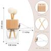 imageZubebe 60 Pcs Car Diffuser Bottles Empty Bulk Vent Clip Car Air Freshener Diffuser for Essential Oil Perfume Glass Bottle with Wooden Caps Stick Fragrance Ornament ClearColorless