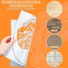 imageZubebe 9 Pieces Mandala Sun and Moon Wall Stencil 11 x 11 Inches Moon Sun Flower Mandala Tile Stencils Reusable Painting Templates with Metal Open Ring for DIY Scrapbooks Wood Home Painting