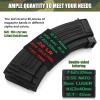 imageZubebe 90 Pcs Magazine Marking Bands 5 56 300 Blackout 7 62x39mm Double Sided Silicone Magazine Marker Bands Green Red Black Base 15 Styles