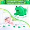 imageZubebe Rubber Frogs Squeak and Floating Rubber Bath Toy Baby Shower Swimming Bathtub Toy for Shower Frogs Bathtub Birthday Party Decoration Boys Girls Bath Supplies48 PcsFrogFrog