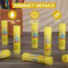 imageZubebe White Glue Stick Washable Glue Stick for Crafts Home School Classroom Students Teachers Employees Scrapbooking Crafting Supplies100 Pcs024 Ounce