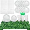 imageZubebe 170 Pcs Masters Golf Party Decorations Hole in One First Birthday Decorations Golf Plates and Napkins Party Supplies Disposable Tableware Set for Sports Birthday Supplies
