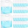 imageZubebe 20 Pcs x 13 Gallon Collapsible Water Emergency Container Bag 26 Gallon Freezable BPA Free Food Grade Clear Plastic Storage Foldable Bottle for Camping Riding