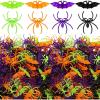 imageZubebe 200 Piece Spider ampamp Bat Rings  Plastic Halloween Decoration ampamp Party FavorsMulticolor