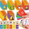 imageZubebe 24 Pack Halloween Kids Card Games Bulk 6 in 1 Classic Playing Card Game Set for Kids Includes Go Fish Old Maid Crazy Eights Memory Match Slap Jack Playing Cards for Halloween Party Favors
