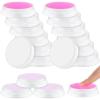 imageZubebe 24 Pcs Finger Moistener for Paper Pink Money Counting Wax Non Slip Fingertip Moisturizer Long Lasting Wet Finger Pad for Office to Grip Bills Document Counting Collating Sorting 035 ozpink