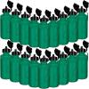imageZubebe 36 Pcs Sport Water Bottles Bulk 21 oz Squeeze Reusable Bpafree Plastic Water Bottle with Nylon Strap Leak Proof Blank DIY Cup for Travel Hiking Cycling Sport Event Team GiftDark Green
