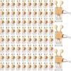 imageZubebe 60 Pcs Car Diffuser Bottles Empty Bulk Vent Clip Car Air Freshener Diffuser for Essential Oil Perfume Glass Bottle with Wooden Caps Stick Fragrance Ornament ClearColorless