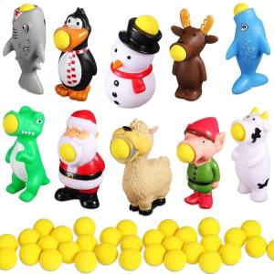 imageZubebe Christmas Toys Shooter Ball Foam Toy with Shoot Foam Balls Up to 20 Feet for Kids Outdoor Indoor Play Christmas Party Supplies10